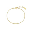 Ania Haie Elegant 925 Sterling Silver Gold Box Chain Bracelet