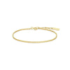 Ania Haie Elegant 925 Sterling Silver Gold Box Chain Bracelet