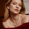 Ania Haie Elegant Gold-Plated Mini Bead Station Necklace