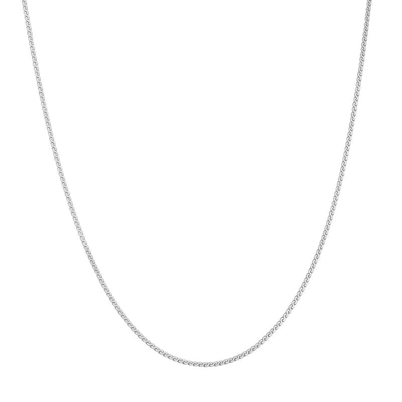 Ania Haie Elegant Silver Flat S‑Link Chain Necklace