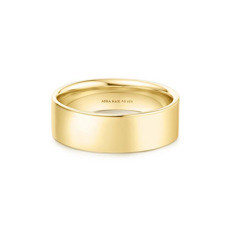 Ania Haie Gold 6mm Smooth Band