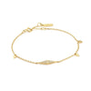 Ania Haie Gold Geometric Chain Bracelet