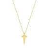 Ania Haie Gold Geometric Point Pendant Necklace