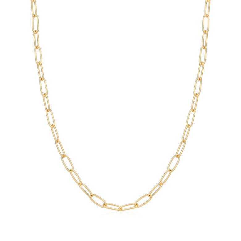 Ania Haie Gold Link Charm Chain Necklace