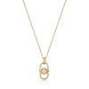 Ania Haie Gold Orb Link Drop Pendant Necklace