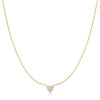 Ania Haie Gold Pavé Heart Necklace