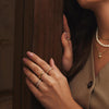 Ania Haie Gold-Plated 925 Sterling Silver Pearl Beaded Ring