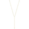 Ania Haie Gold Sparkle Point Y Necklace