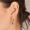 Ania Haie Lapis Point Pendant Small Hoop Earrings