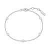 Ania Haie Silver Classic Bezel-Set Station Bracelet