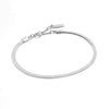 Ania Haie Silver Flat Snake Chain Bracelet