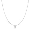 Ania Haie Silver Necklace with Cubic Zirconia Pendant