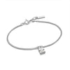 Ania Haie Silver Pearl Padlock Bracelet