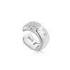 Ania Haie Silver Wide Sparkle Ear Cuff