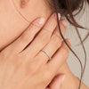 Ania Haie Smooth Twist Thin Band Ring