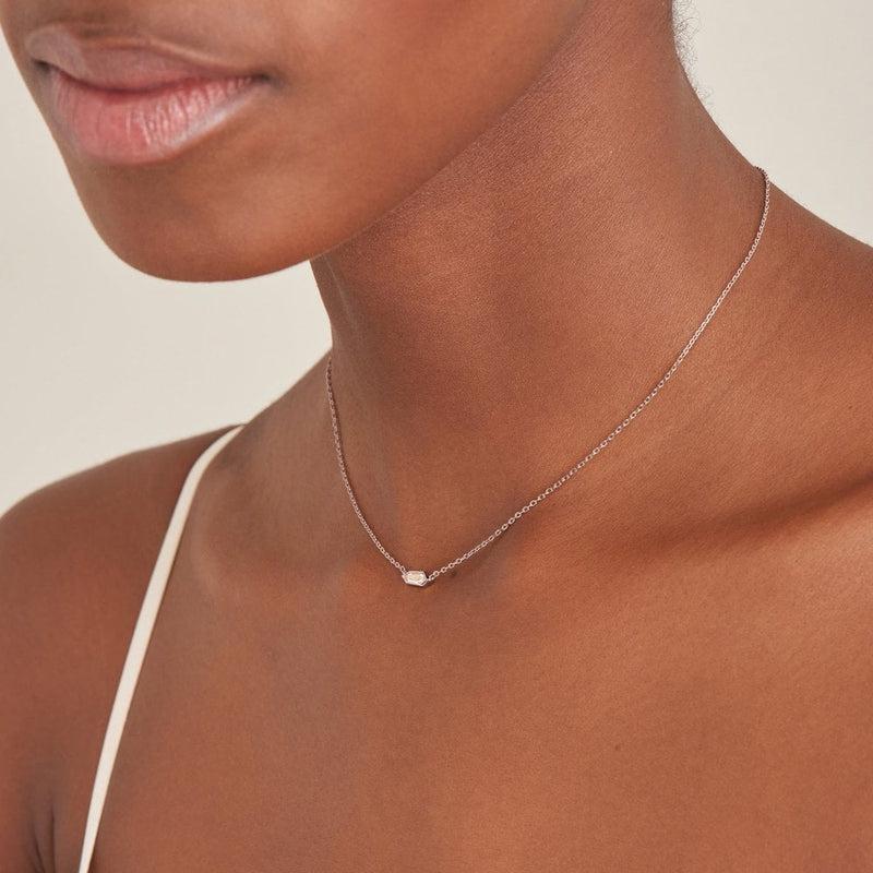 Ania Haie Sparkle Emblem Chain Necklace