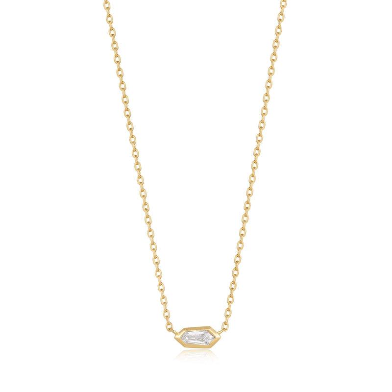 Ania Haie Sparkle Emblem Chain Necklace