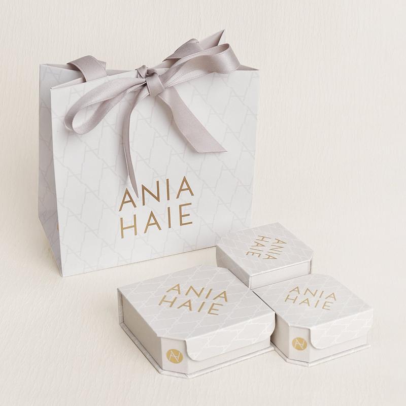 Ania Haie Two-Tone Sparkling Duet Mixed Huggie Hoop Earrings