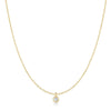 Ania Haie Yellow Gold Necklace with White Cubic Zirconia