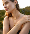 Ania Haie Zoom Gold Geometric Chunky Chain Bracelet