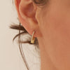 Ania Haie Glam Pendant Huggie Hoop Earrings